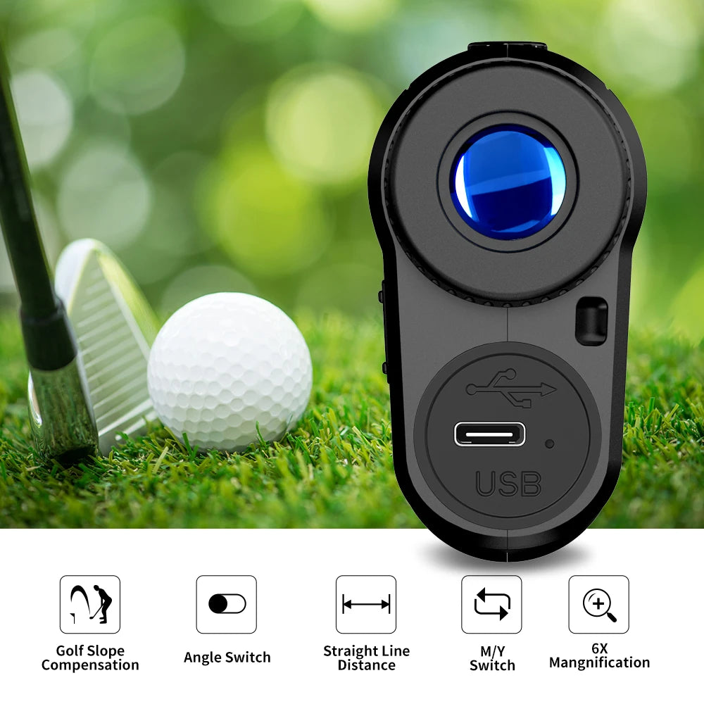 Golf Rangefinder Rechargeable Distance Meter