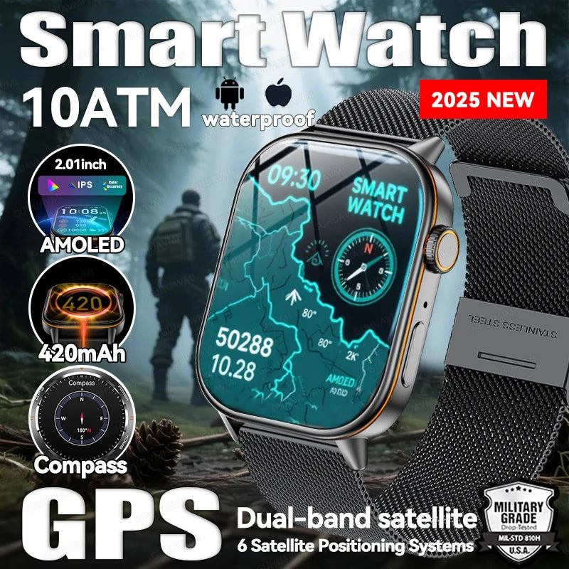 New Outdoor GPS Smart Watch
