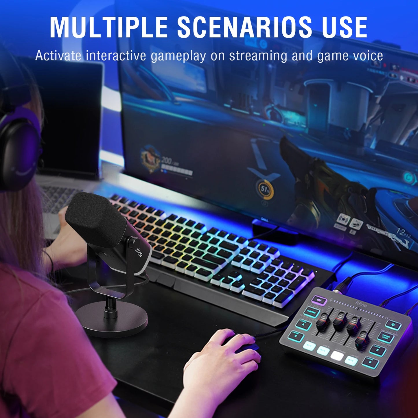 Gaming Audio Set Microphone