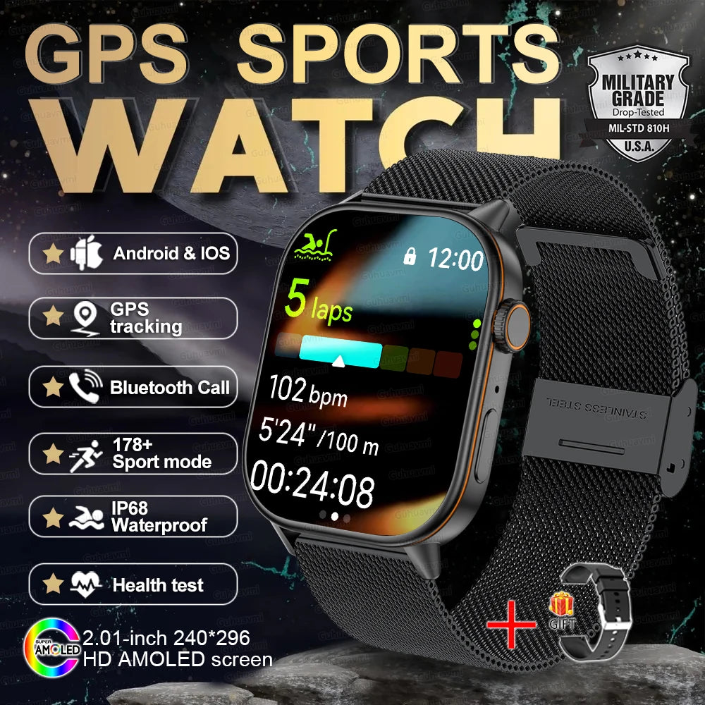 New Outdoor GPS Smart Watch