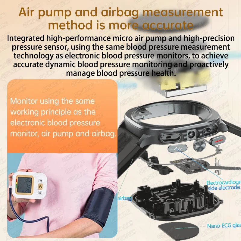 New Smart Watch Free Airbag Health Watches