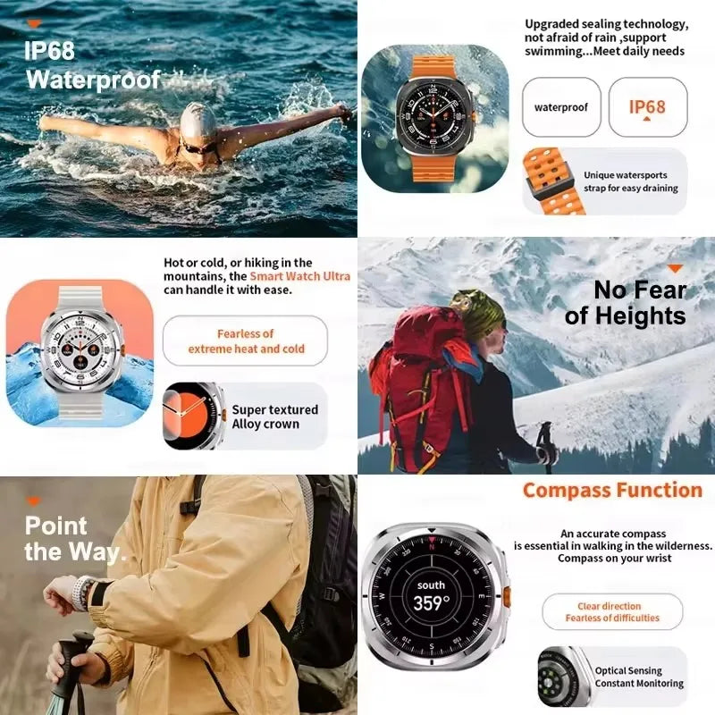 Smart Watch Waterproof Outdoor Sport