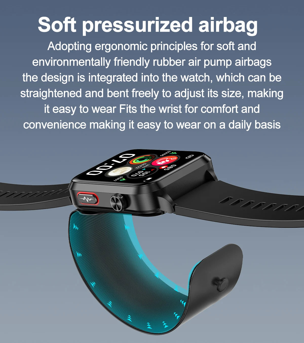 2025 New Nursing Grade Smart Watch Airbag health watch