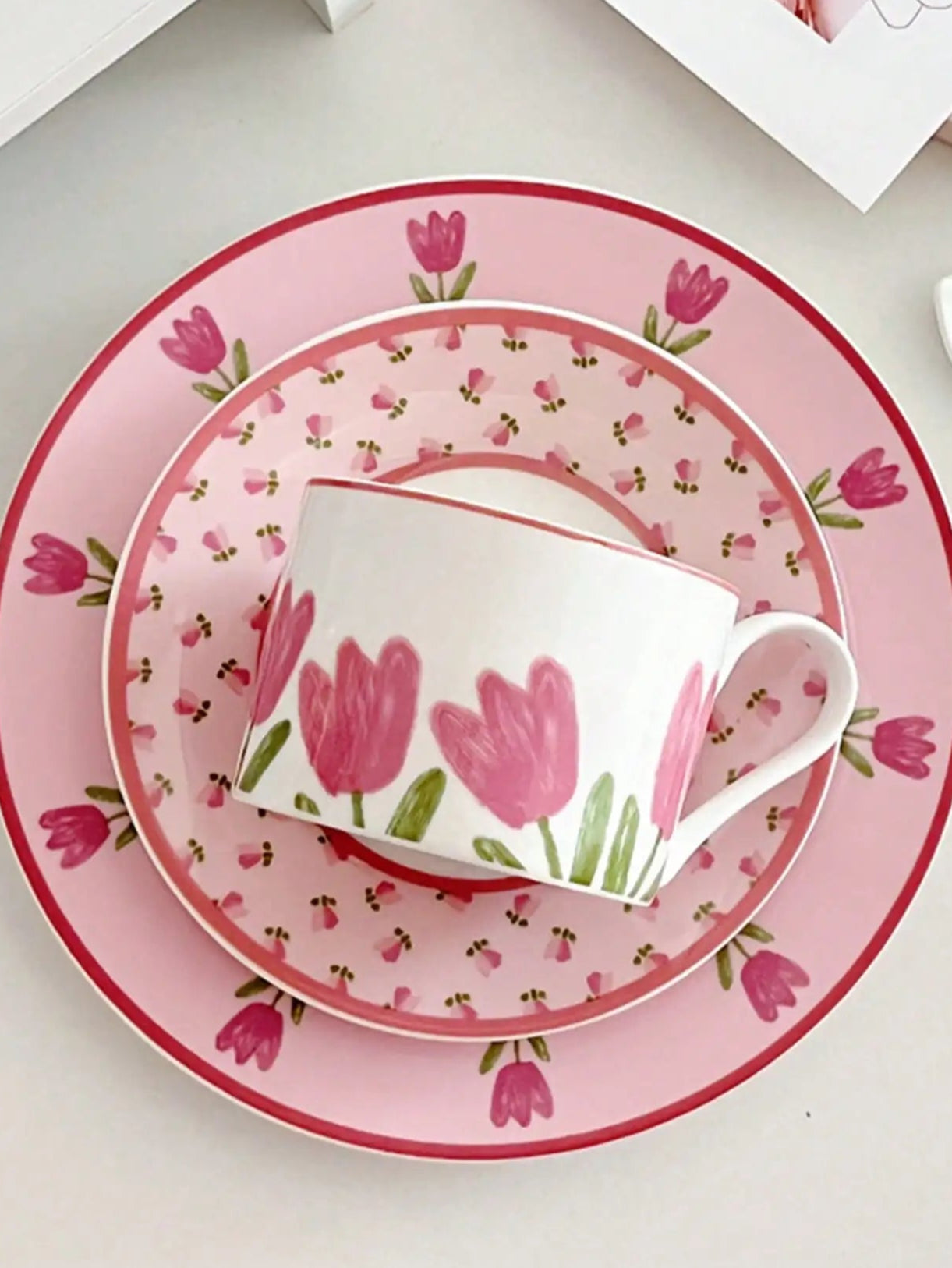 A cup of milk