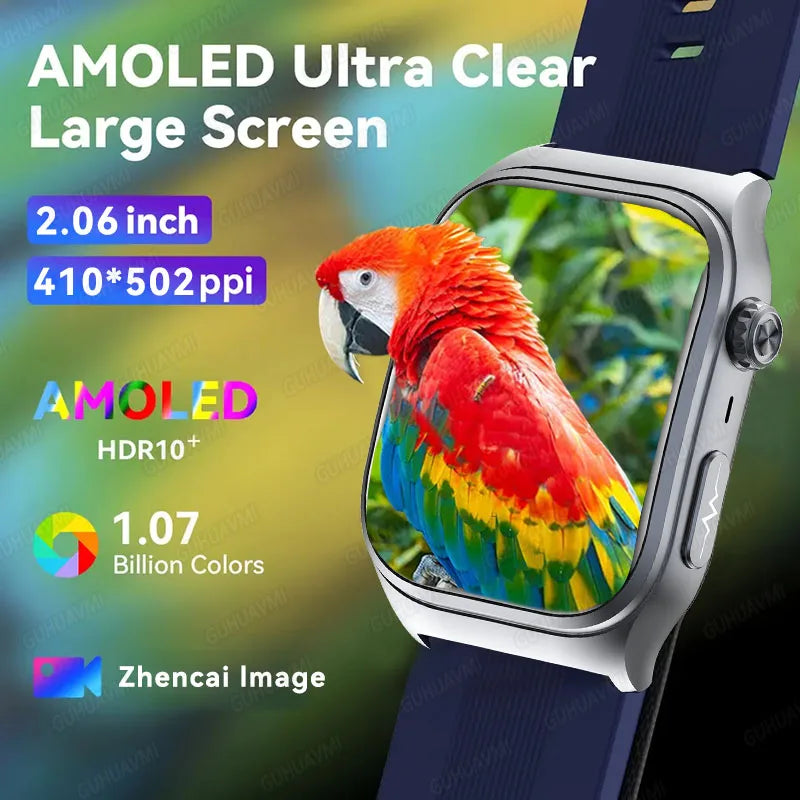 2025 New Luxury High-End Air Pump Airbag Blood Pressure Smart Watch