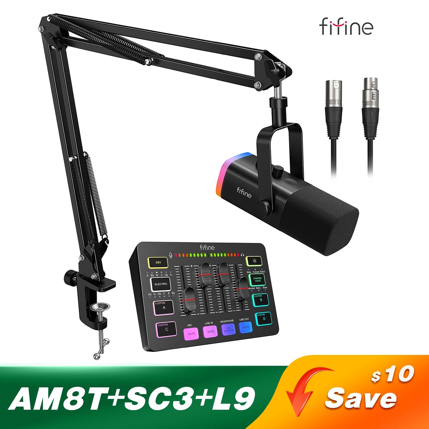 Gaming Audio Set Microphone