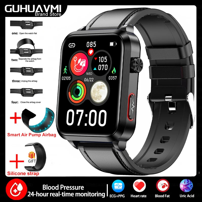 2025 New Nursing Grade Smart Watch Airbag health watch