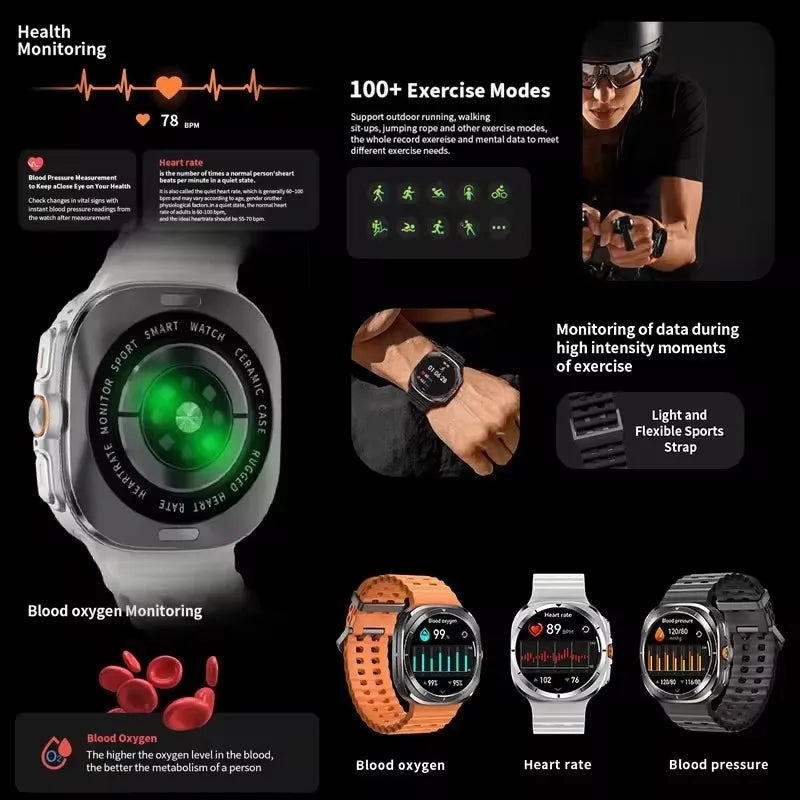 Smart Watch Waterproof Outdoor Sport