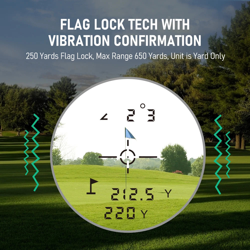 Golf Rangefinder Rechargeable Distance Meter