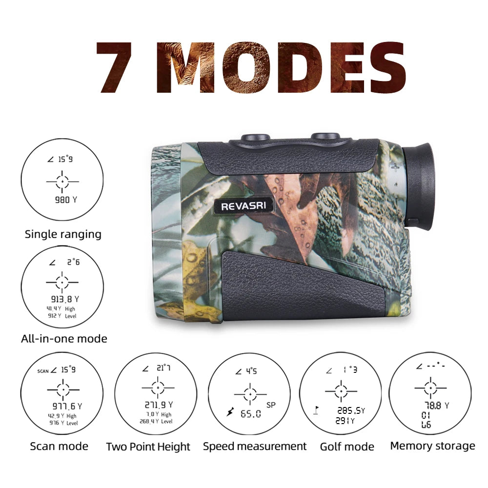 Golf Rangefinder Rechargeable Distance Meter