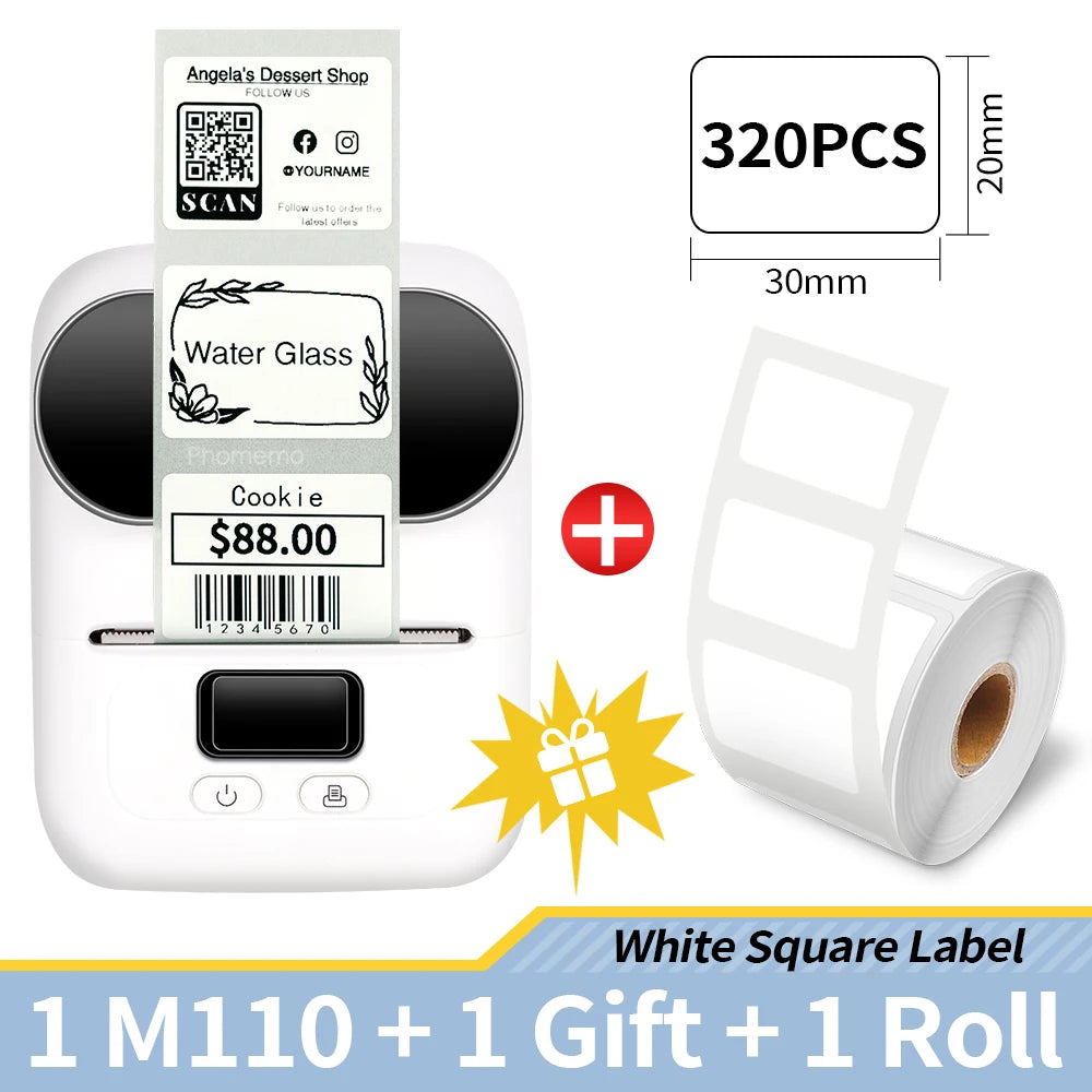 Self-adhesive Smart Thermal Label Printer