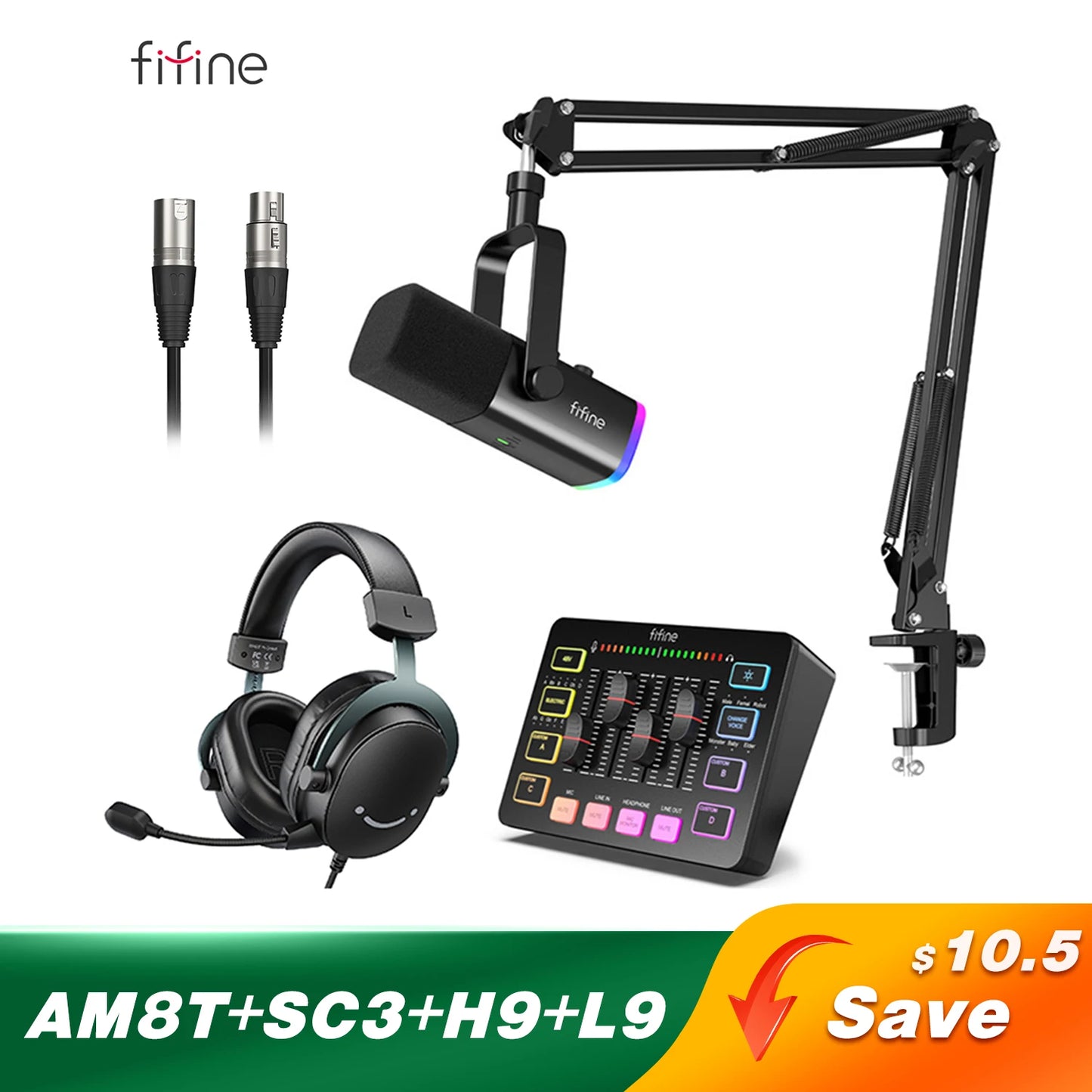Gaming Audio Set Microphone