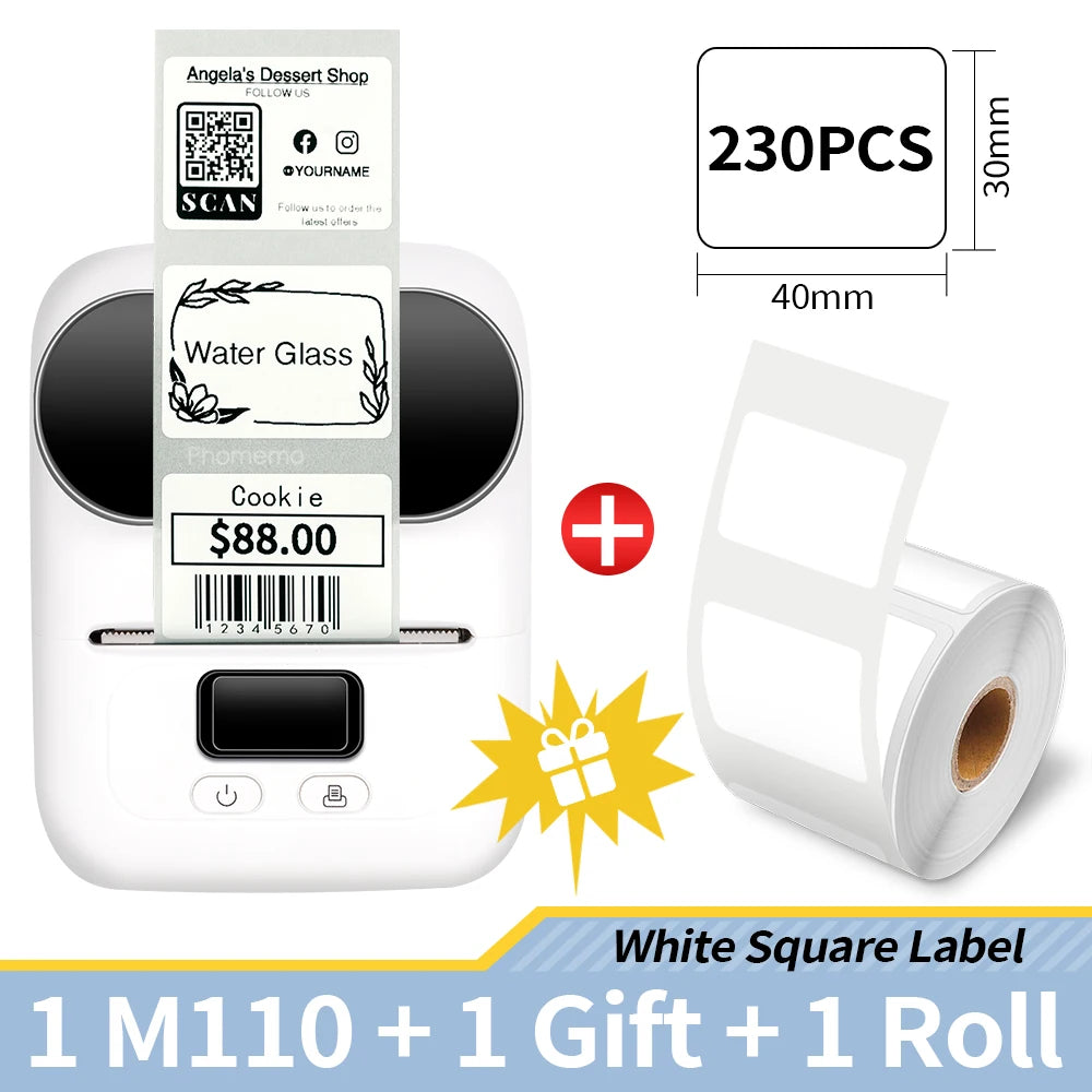 Self-adhesive Smart Thermal Label Printer