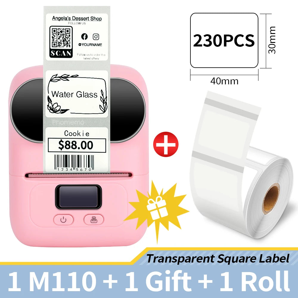 Self-adhesive Smart Thermal Label Printer