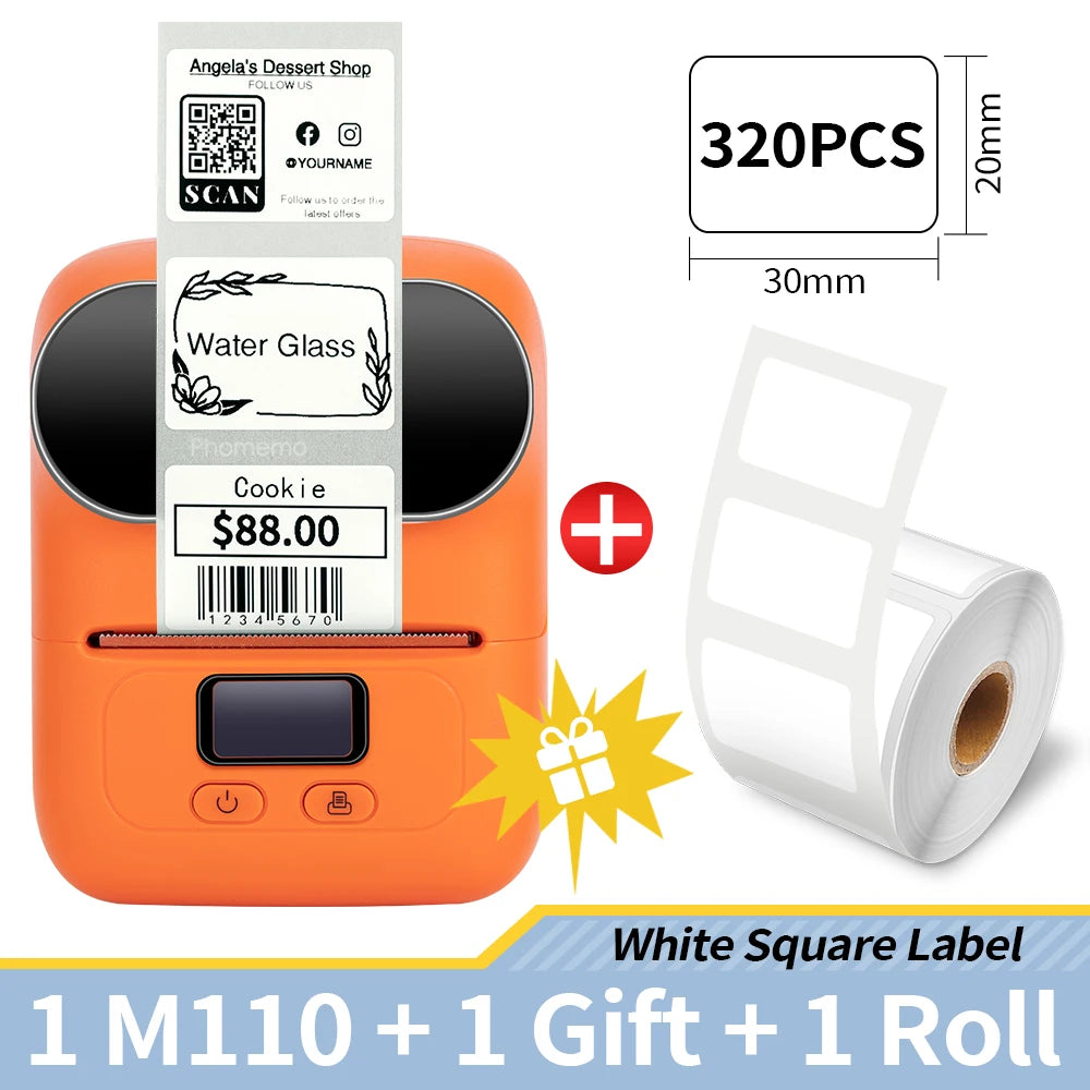 Self-adhesive Smart Thermal Label Printer
