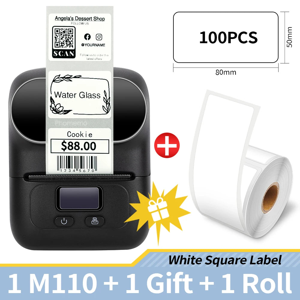 Self-adhesive Smart Thermal Label Printer