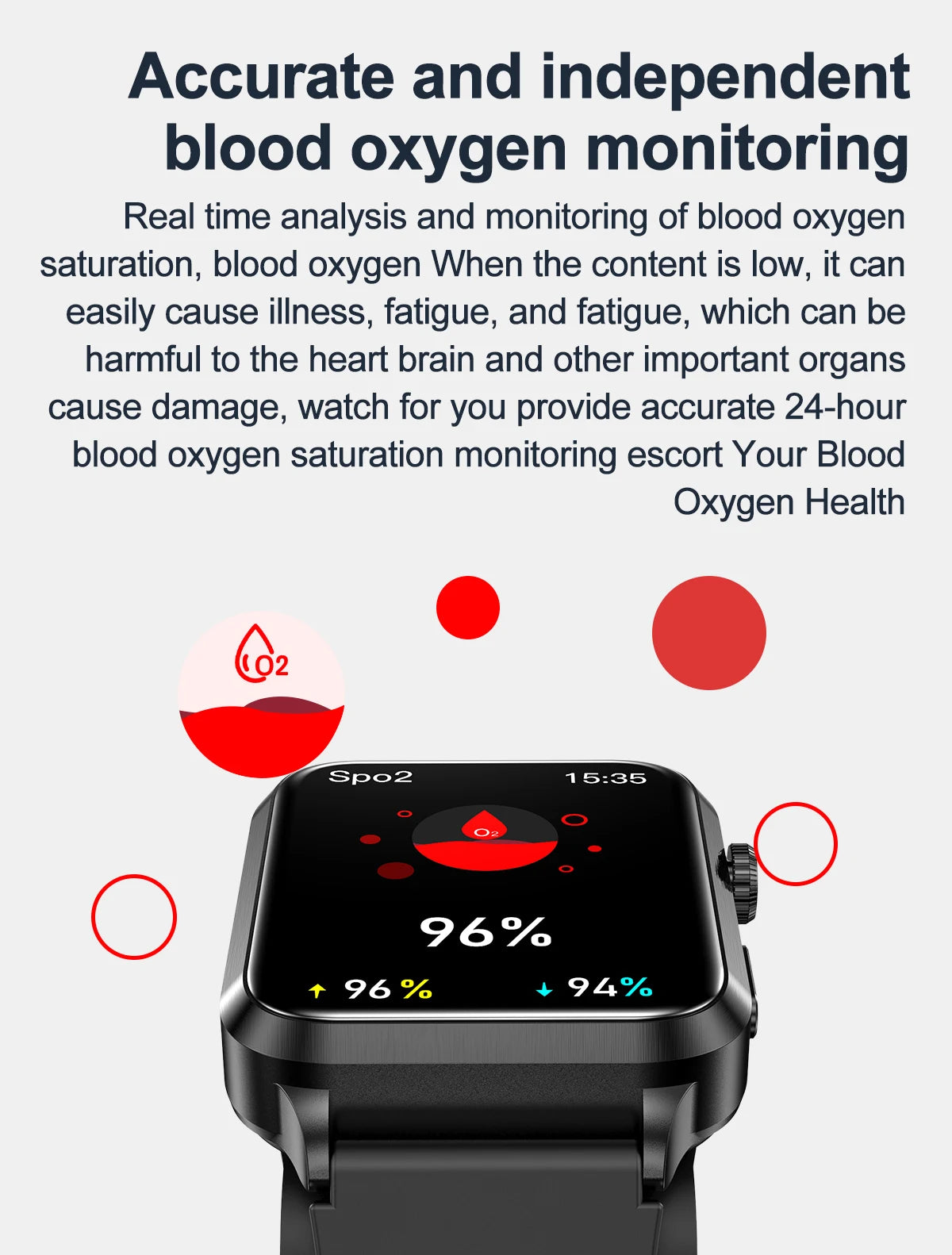 2025 New Nursing Grade Smart Watch Airbag health watch