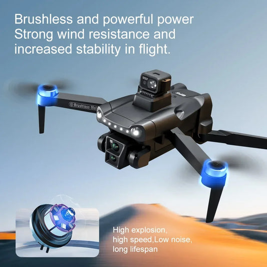 Camera Brushless Obstacle Avoidance Aerial Optical Foldable Quadcopter Drone New