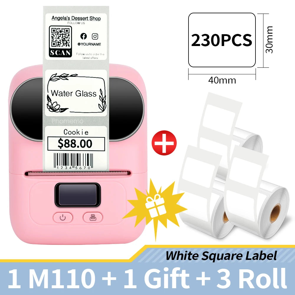 Self-adhesive Smart Thermal Label Printer