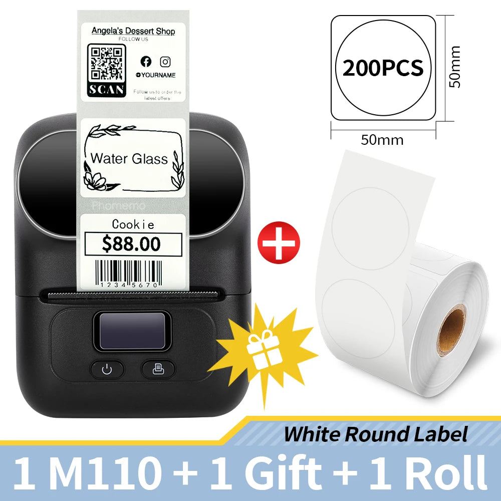 Self-adhesive Smart Thermal Label Printer