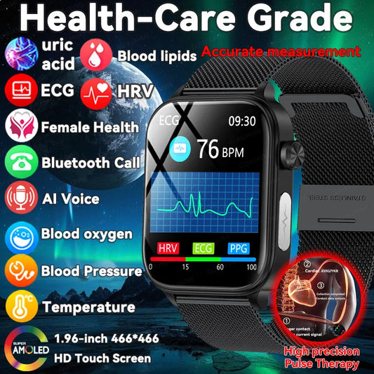 Premium ECG+PPG Smart Watch