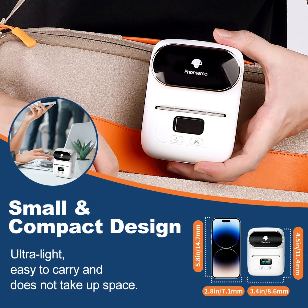Self-adhesive Smart Thermal Label Printer