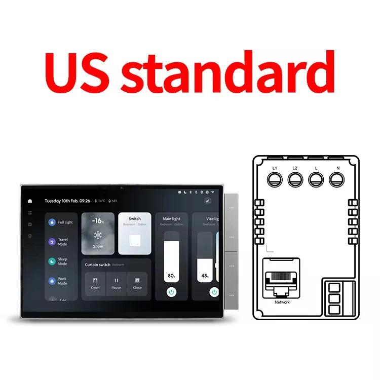 Smart control panel integrated with Alexa