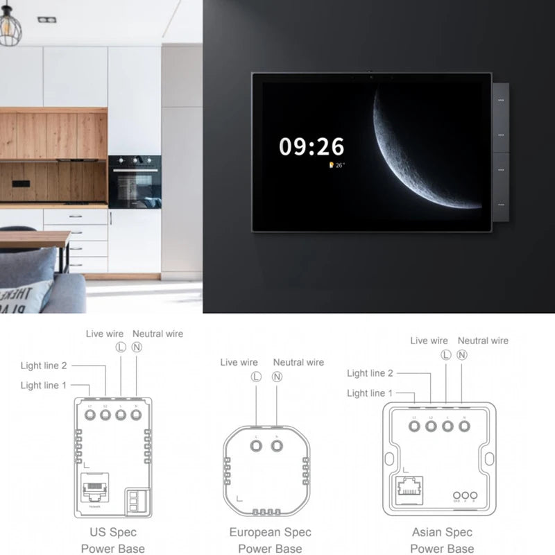 Smart control panel integrated with Alexa