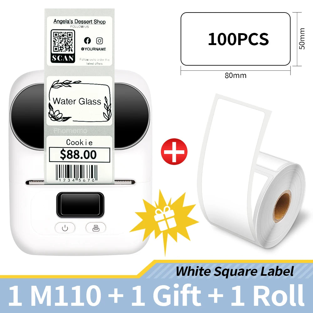 Self-adhesive Smart Thermal Label Printer