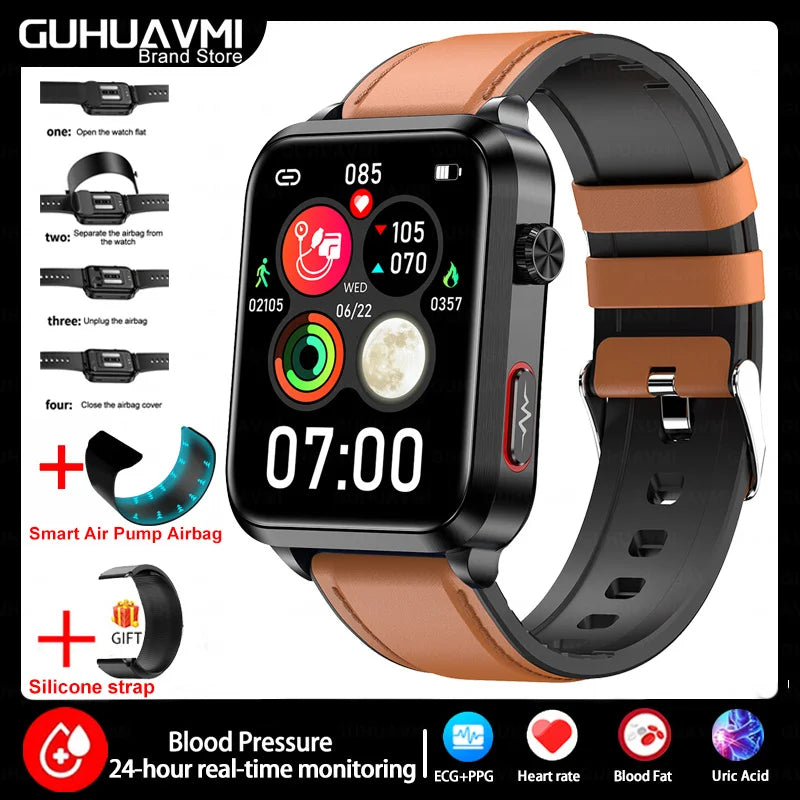 2025 New Nursing Grade Smart Watch Airbag health watch