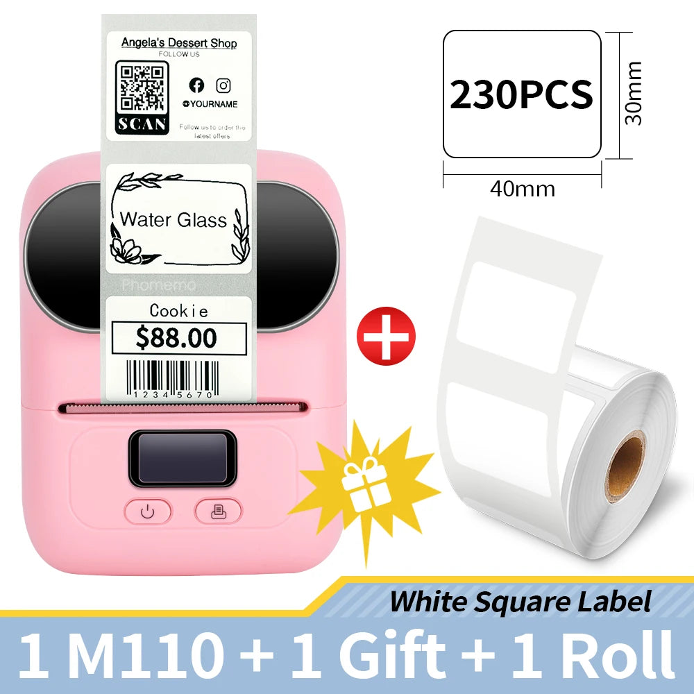 Self-adhesive Smart Thermal Label Printer
