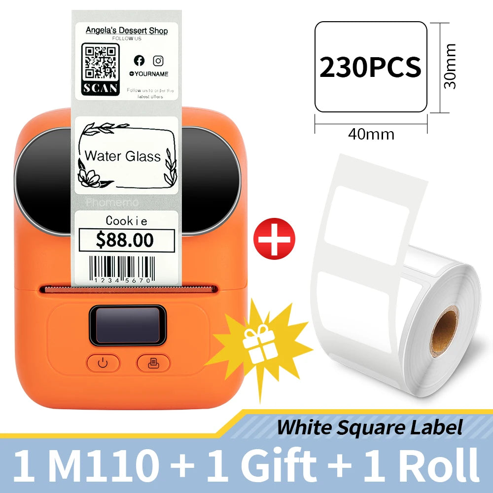 Self-adhesive Smart Thermal Label Printer
