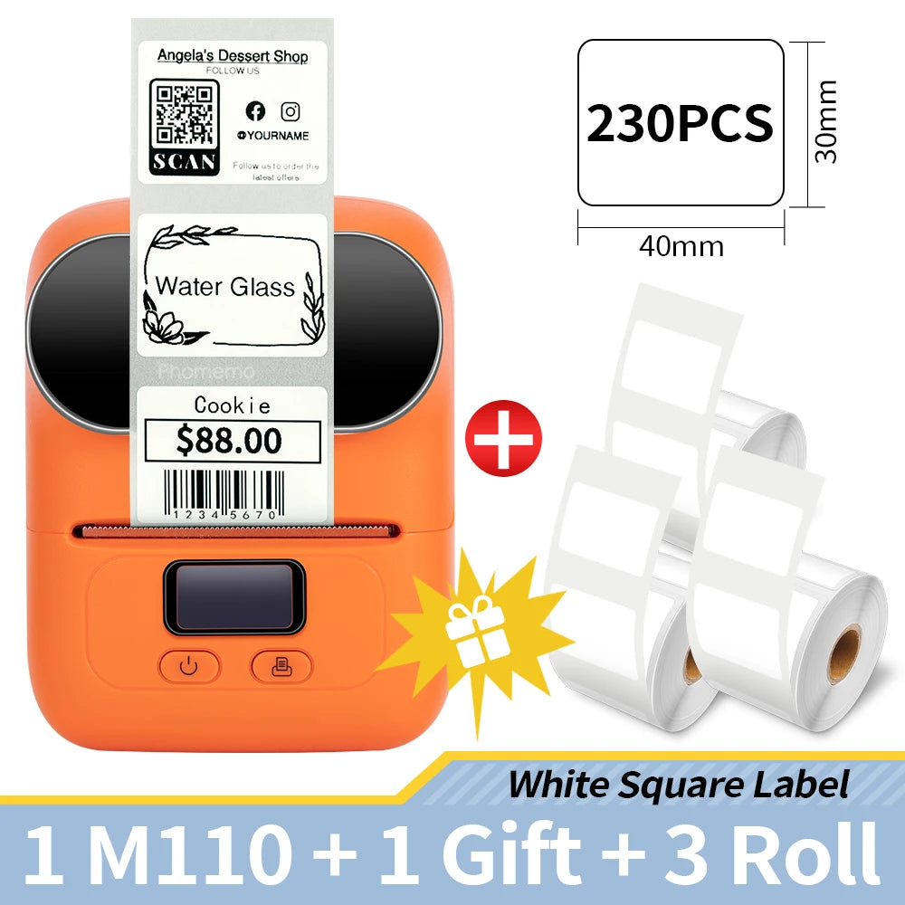 Self-adhesive Smart Thermal Label Printer