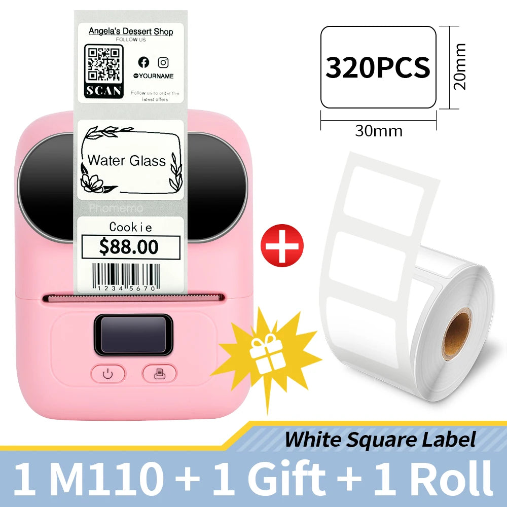Self-adhesive Smart Thermal Label Printer